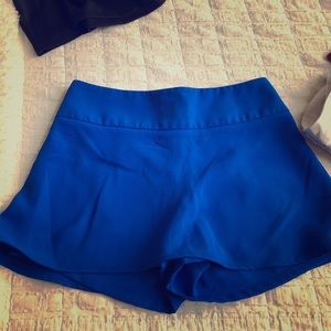 Express Blue Mini Skirt